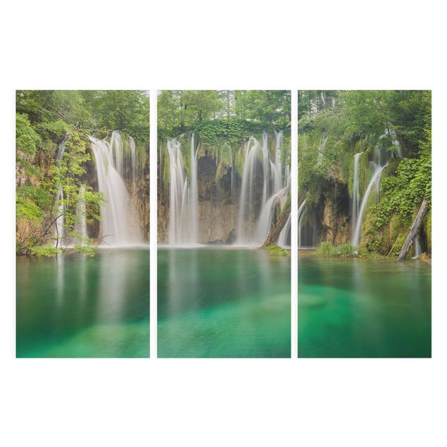 Contemporary art prints Waterfall Plitvice Lakes