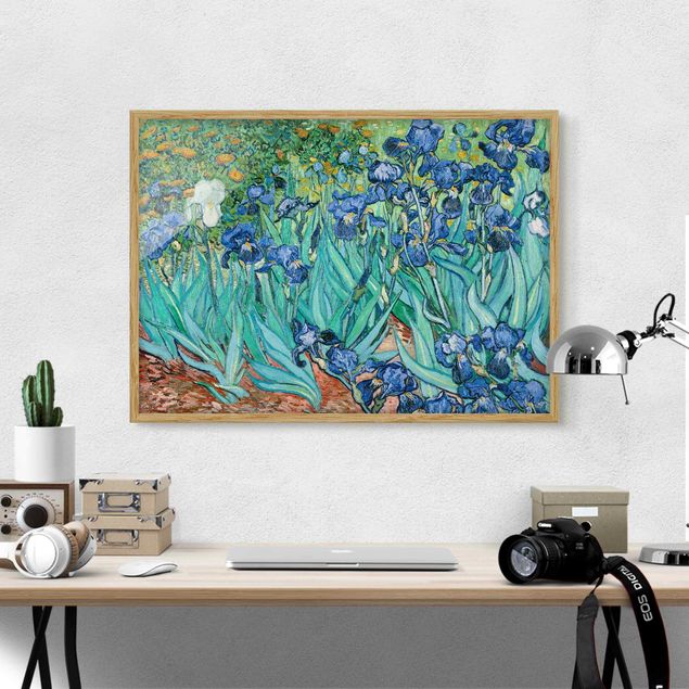 Pointillism Vincent Van Gogh - Iris