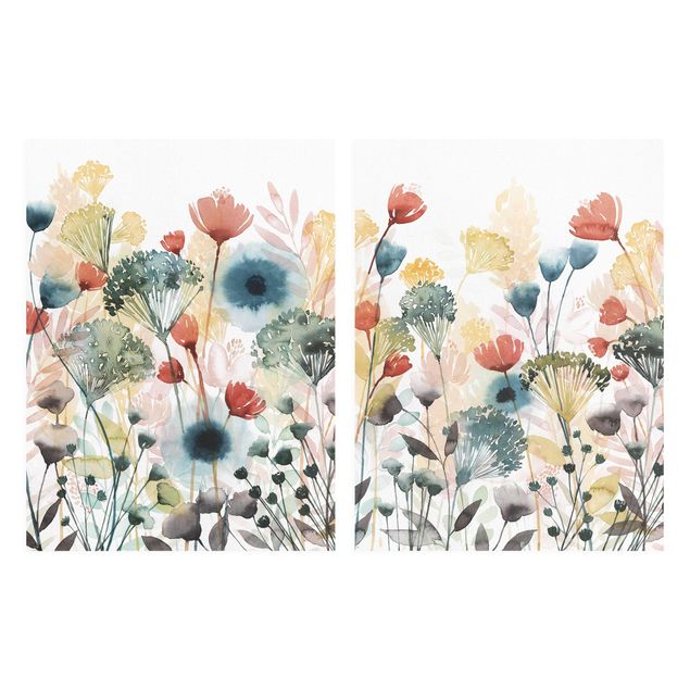 Prints Wildflowers In Summer Set I