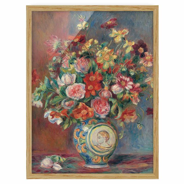 Art prints Auguste Renoir - Flower vase