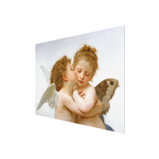 Modern art prints William Adolphe Bouguereau - The First Kiss