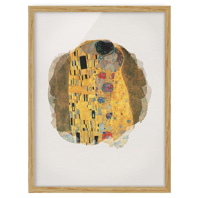 Art prints WaterColours - Gustav Klimt - The Kiss
