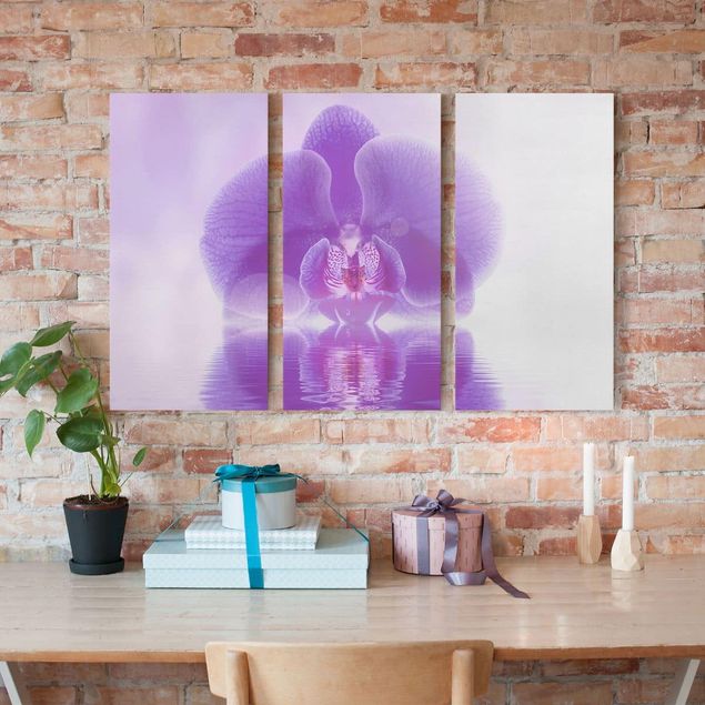 Orchid wall art Purple Orchid On Water