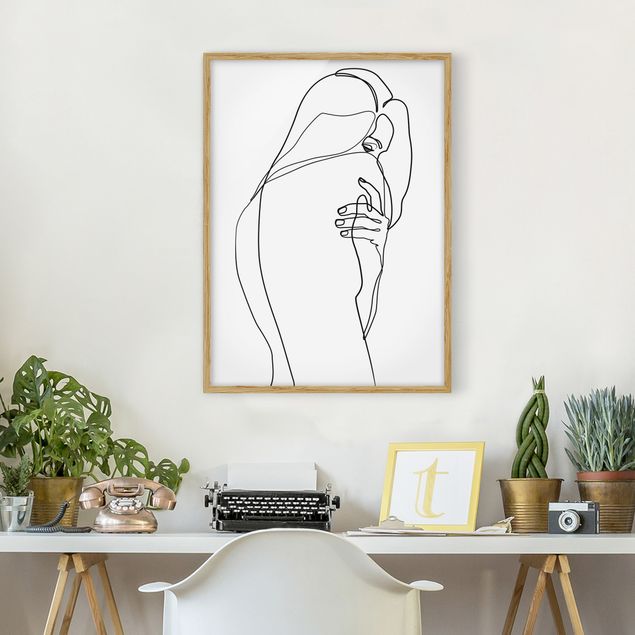 Art styles Line Art Nude Shoulder Black And White