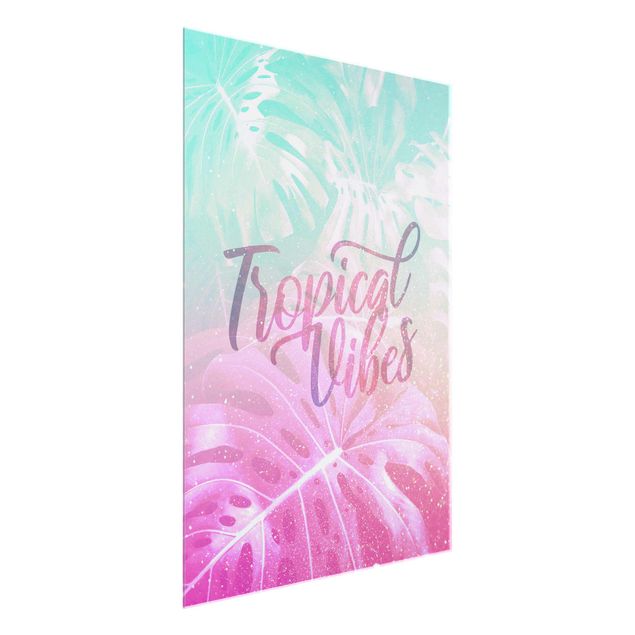 Quote wall art Rainbow - Tropical Vibes