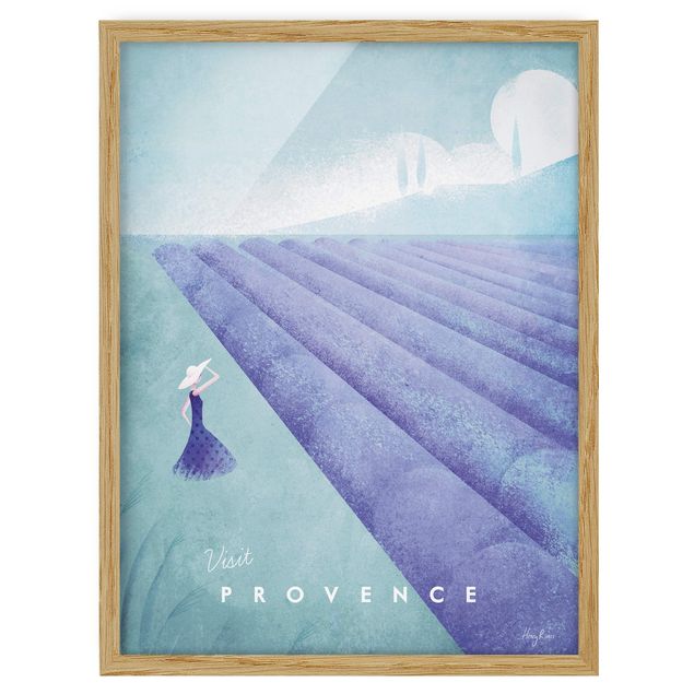 Flower print Travel Poster - Provence