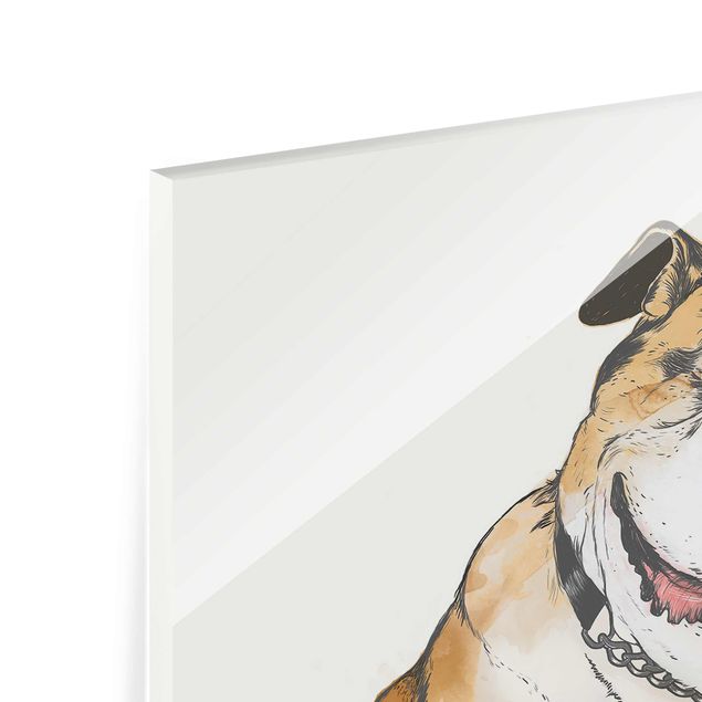 Laura Graves Art Illustration Dog Bulldog Painting