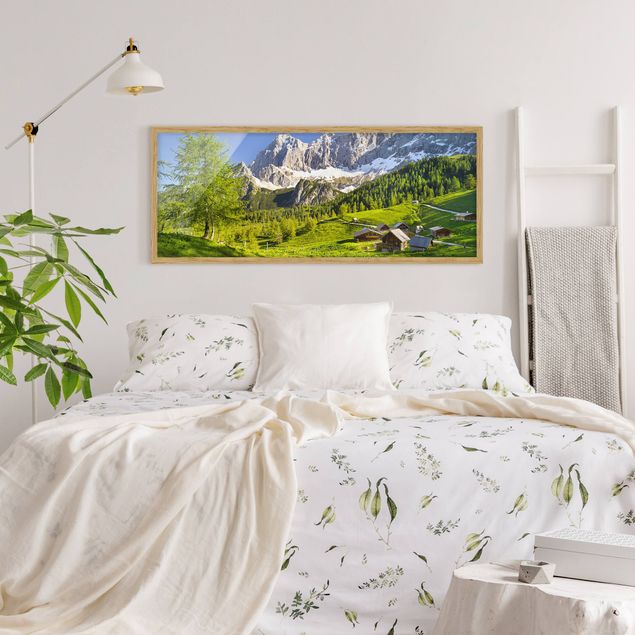 Mountain wall art Styria Alpine Meadow