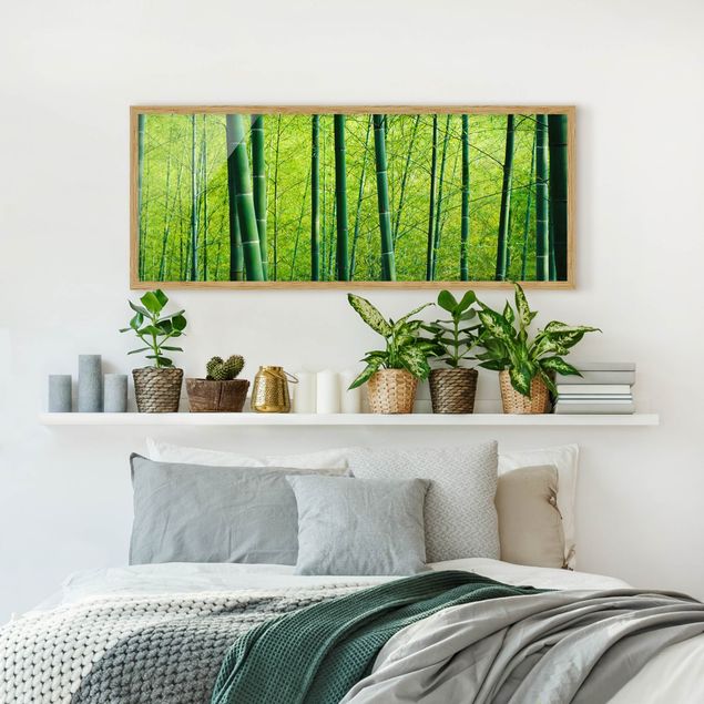 Trees on canvas Bamboo Forest