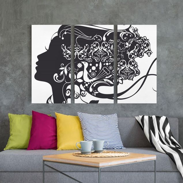 Wall art black and white Deco Beauty
