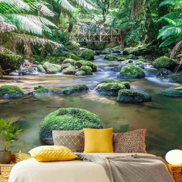 Wallpapers landscape Creek In Jungle