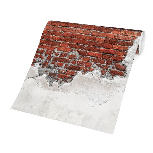 Wallpapers 3d Brick Wall Shabby Plaster