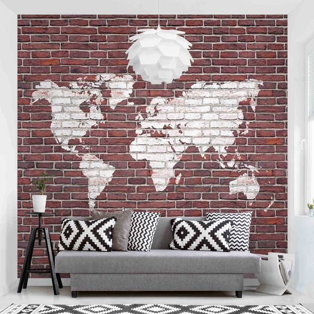 Wallpapers brick Brick World Map