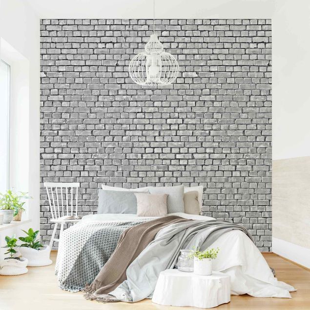 Wallpapers modern Brick Tile Wallpaper Black And White