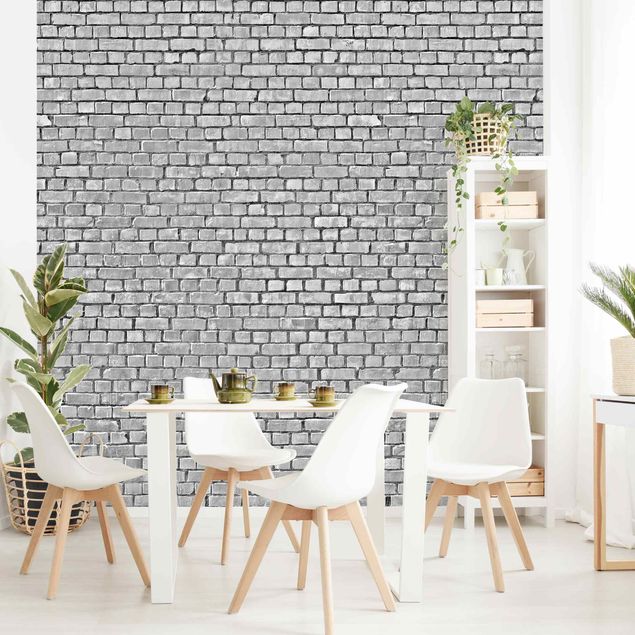 Wallpapers patterns Brick Tile Wallpaper Black And White
