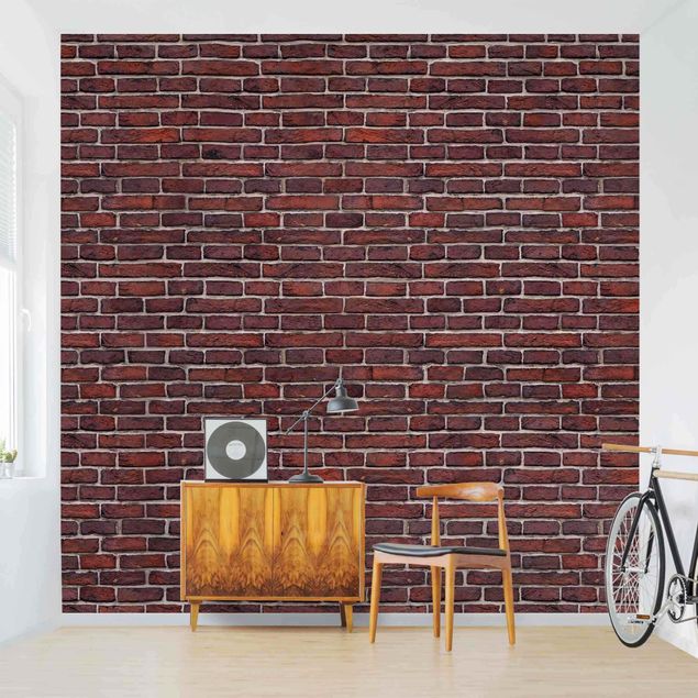 Wallpapers modern Brick Wall Red