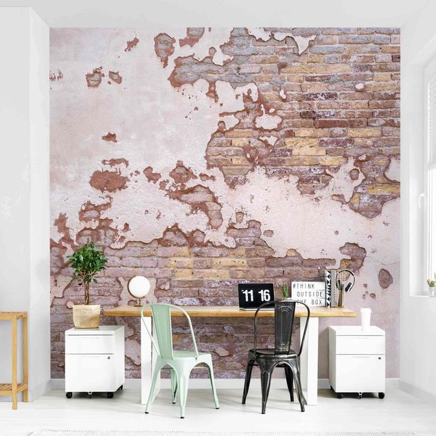 Wallpapers patterns Brick Wall Rustic Shabby Plaster