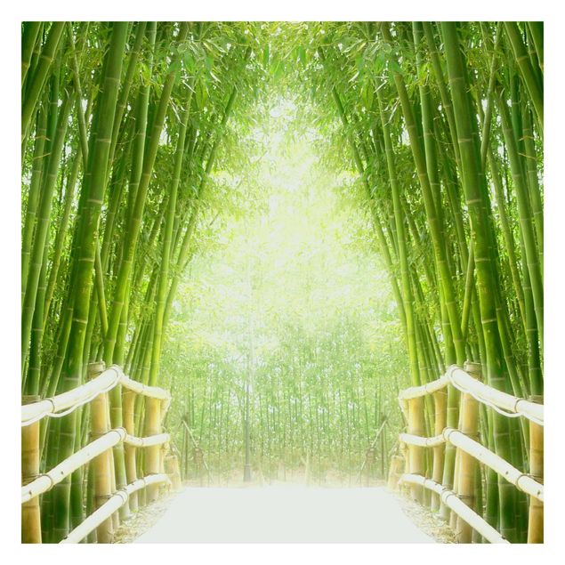 Adhesive wallpaper Bamboo Way