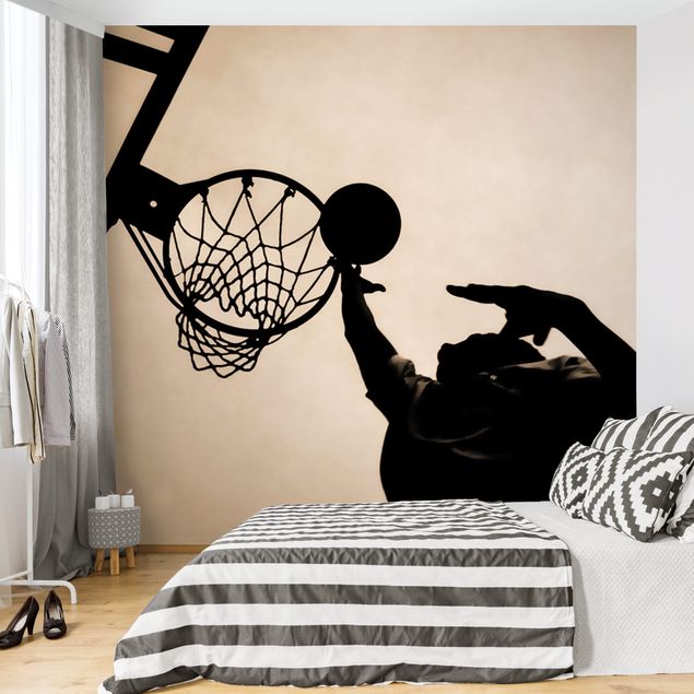 Peel and stick wallpaper Basketball
