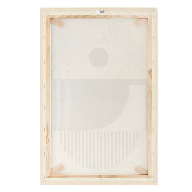 Natural canvas print - Bauhaus Hidden Galaxy - Portrait format 2:3