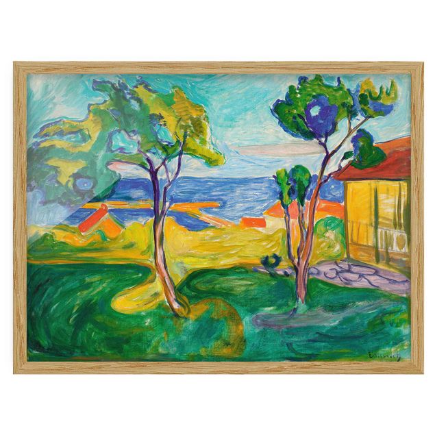 Post impressionism Edvard Munch - The Garden In Åsgårdstrand