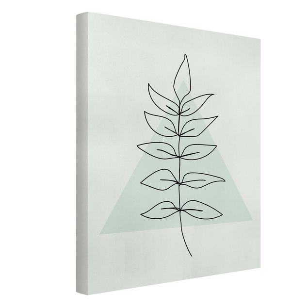 Floral prints Branch Geometry Triangle Line Art