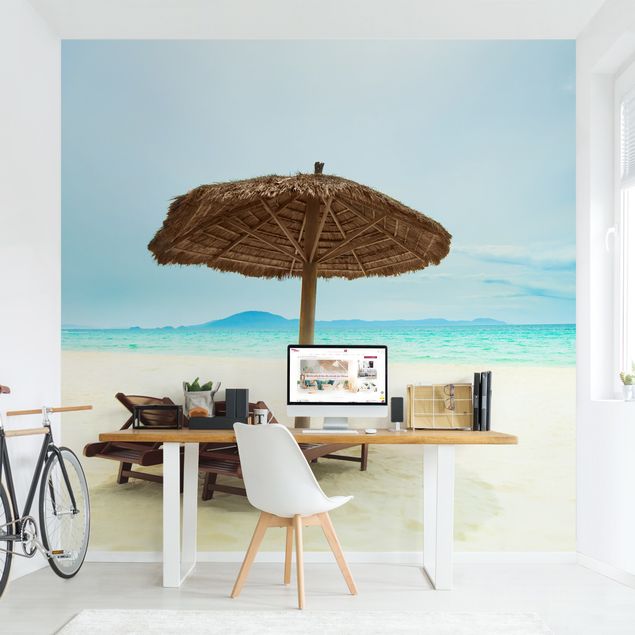 Modern wallpaper designs Beach Of Dreams
