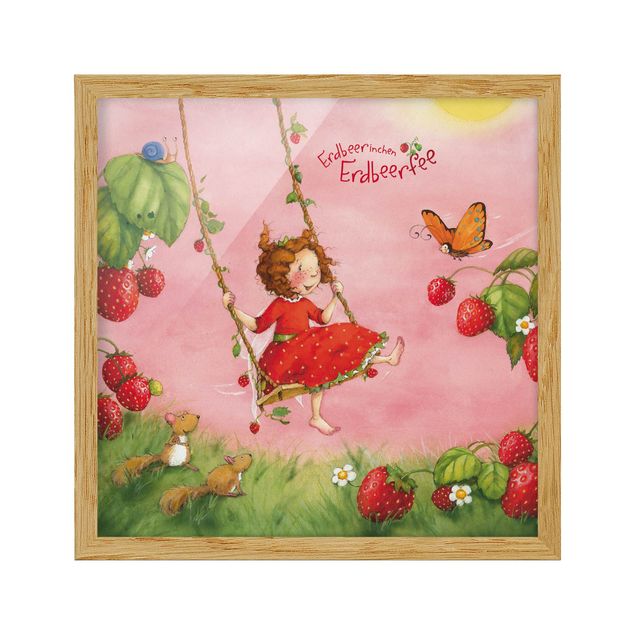 Prints pink Little Strawberry Strawberry Fairy - Tree Swing