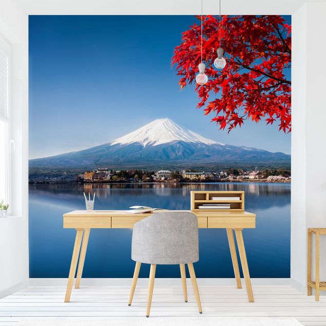 Modern wallpaper designs Mt. Fuji In The Fall