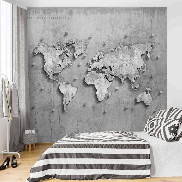 Wallpapers stone Concrete World Map