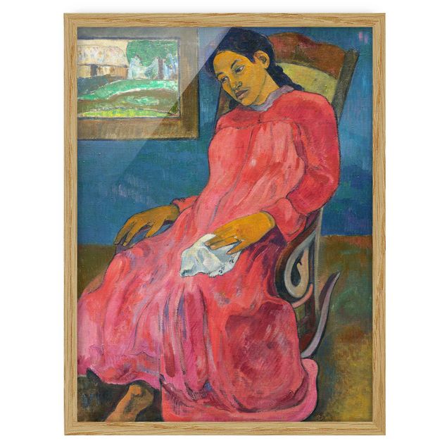 Landscape wall art Paul Gauguin - Faaturuma (Melancholic)