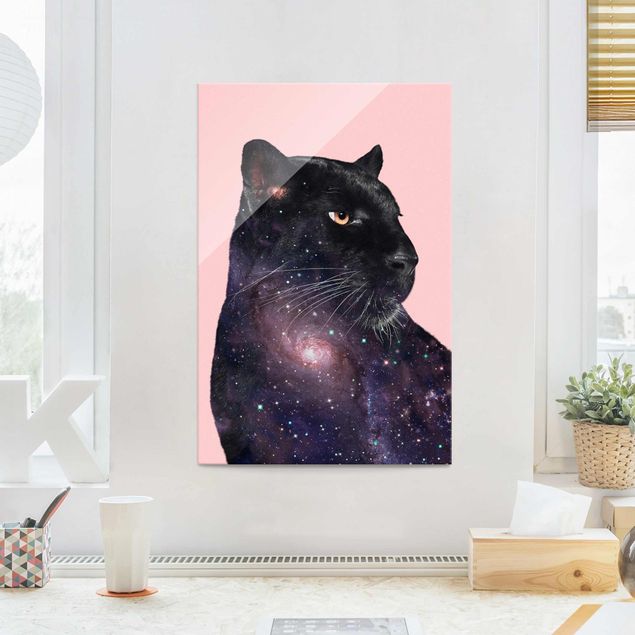 Kitchen Panther With Galaxy