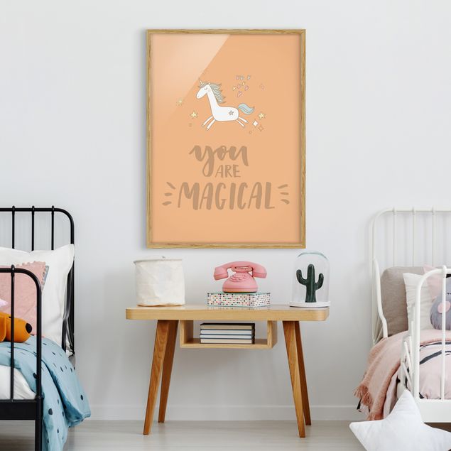 Quote wall art You Are Magical Unicorn