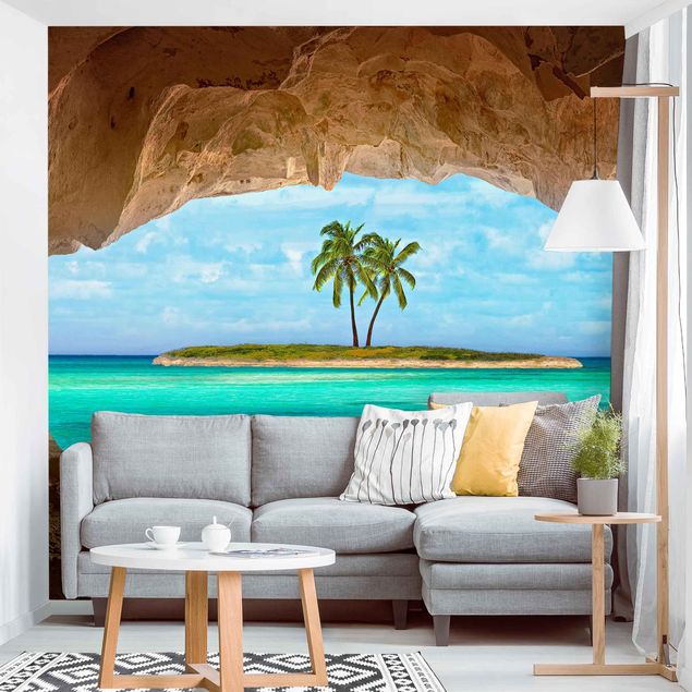 Caribbean beach wallpaper Looking At Paradise