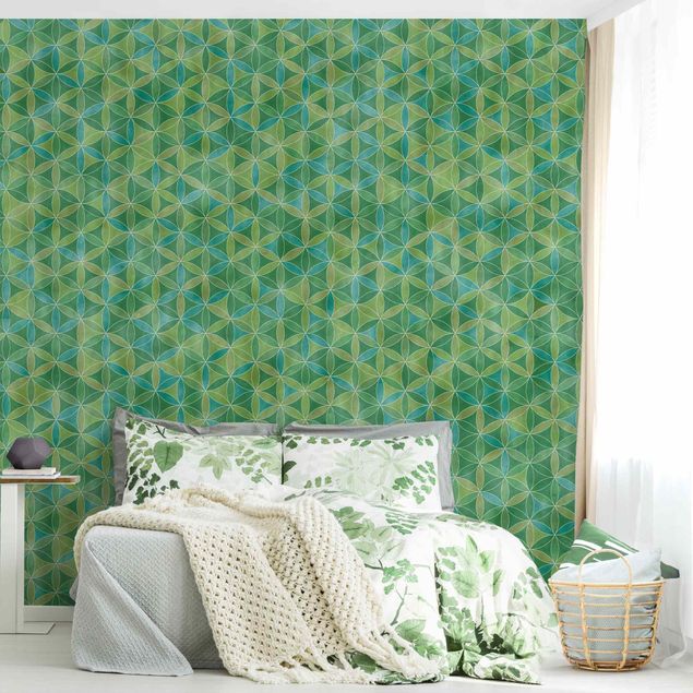 Wallpapers geometric Flower Of Life Colour Cast