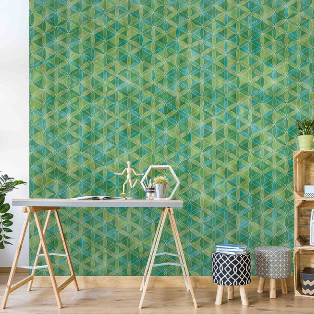 Wallpapers patterns Flower Of Life Colour Cast