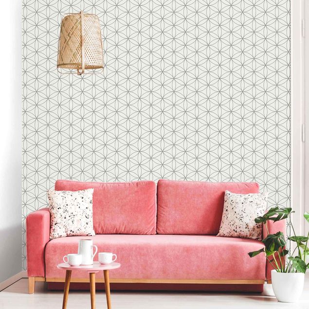 Geometric pattern wallpaper Flower Of Life Pattern
