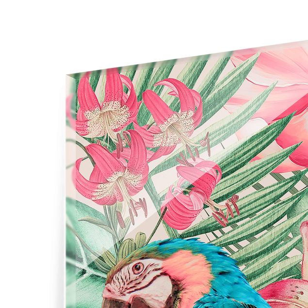Prints Floral Paradise Tropical Parrot