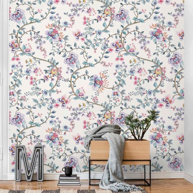 Wallpapers flower Flower Tendrils In Pastel Colours