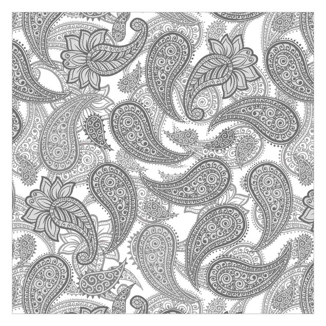 Wallpapers grey Boho Mandala Pattern In Grey