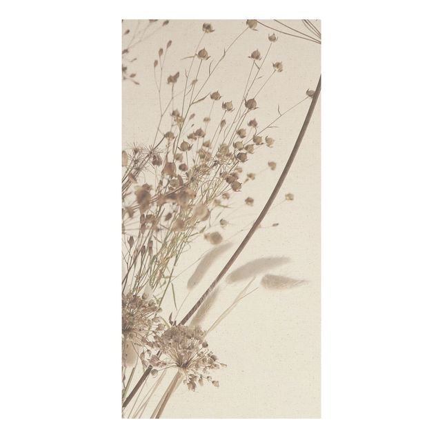 Prints modern Bouquet Of Ornamental Grass And Flowers