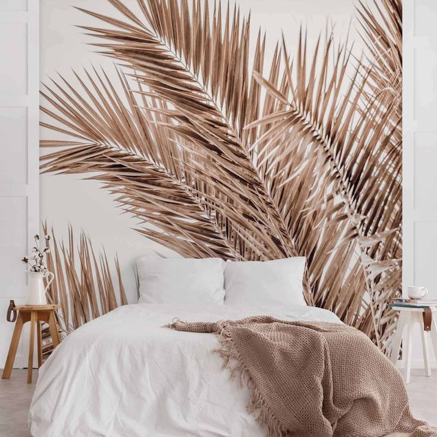 Wallpapers modern Bronze Coloured Palm Fronds