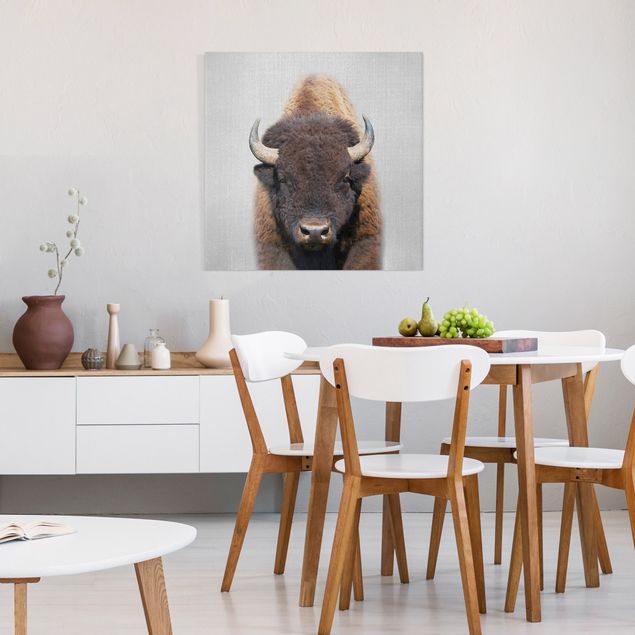 Animal canvas Buffalo Bertram