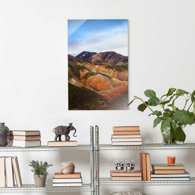 Landscape canvas prints Colourful Mountains In Iceland
