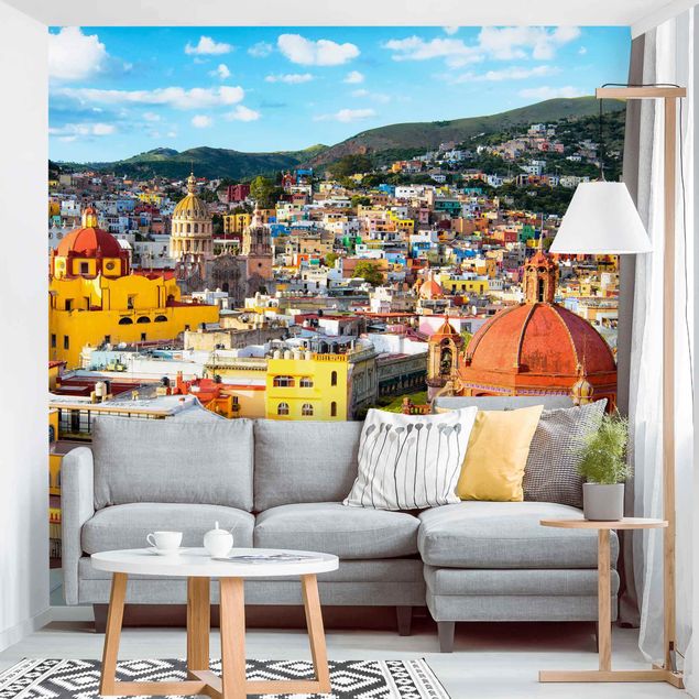 Wallpapers architecture and skylines Colourful Houses Guanajuato