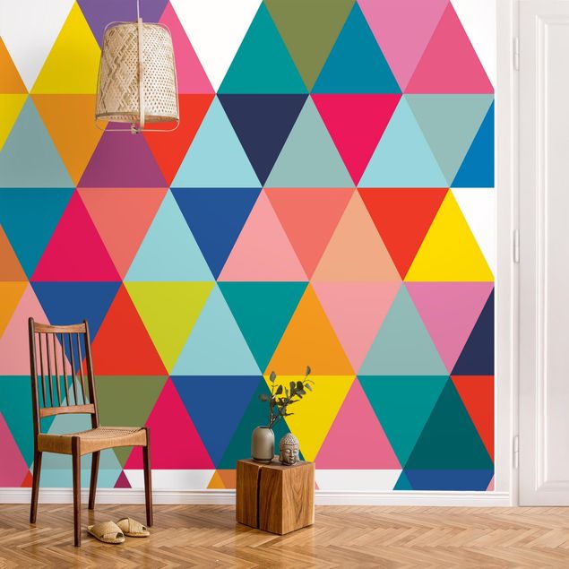 Wallpapers patterns Colourful Triangle Pattern