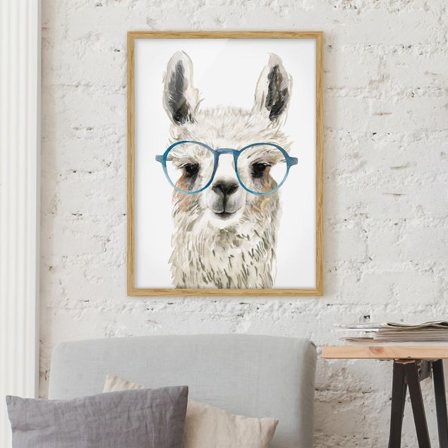 Kitchen Hip Lama With Glasses III