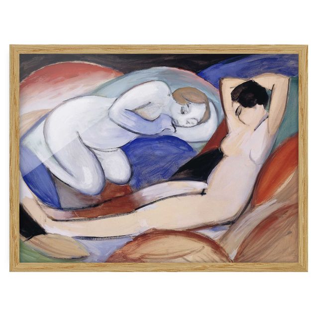 Art prints Franz Marc - Two Acts