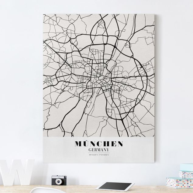 Kitchen Munich City Map - Classic