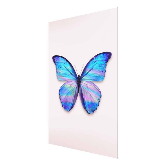 Art prints Holographic Butterfly